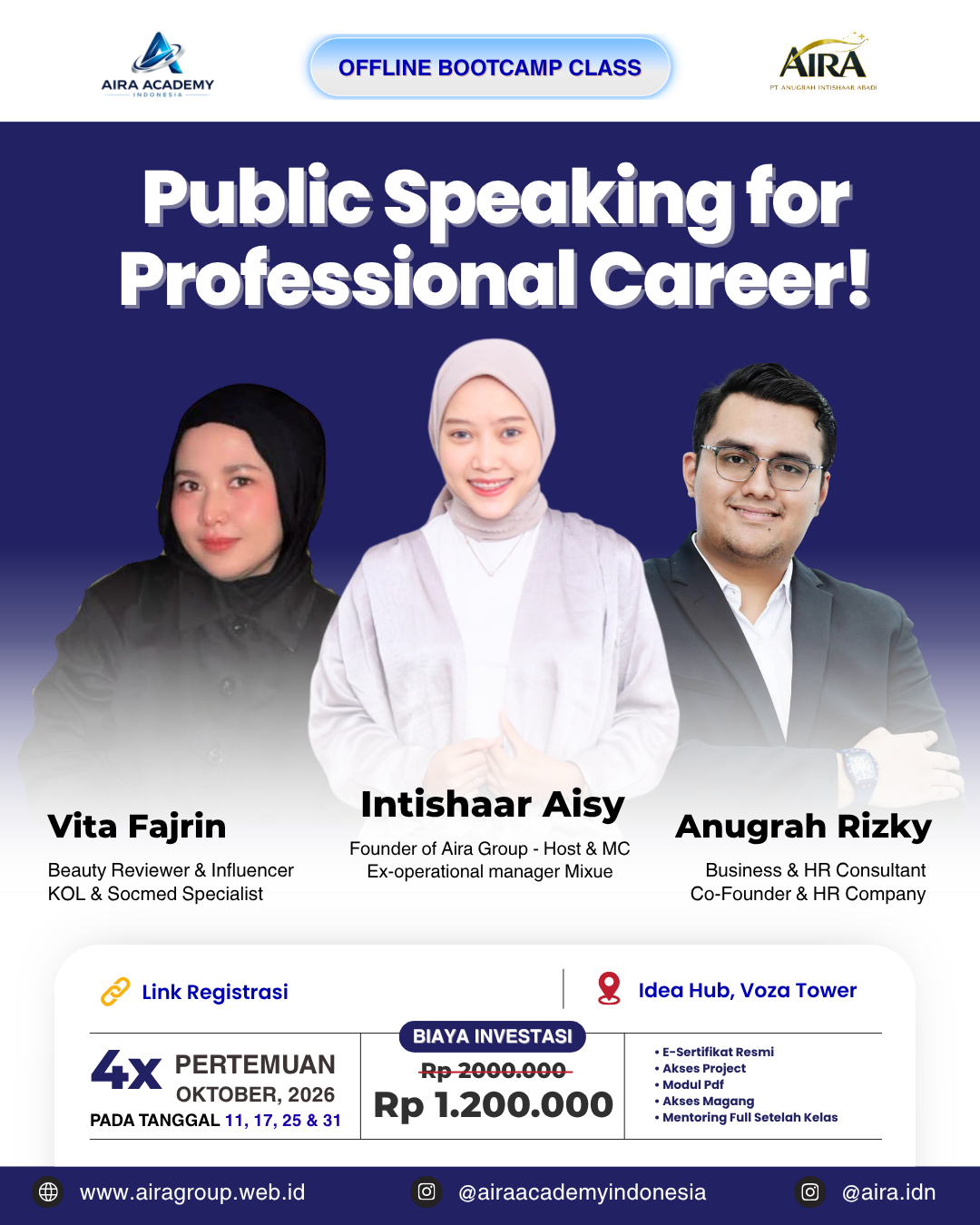 Public Speaking for Professional Career!